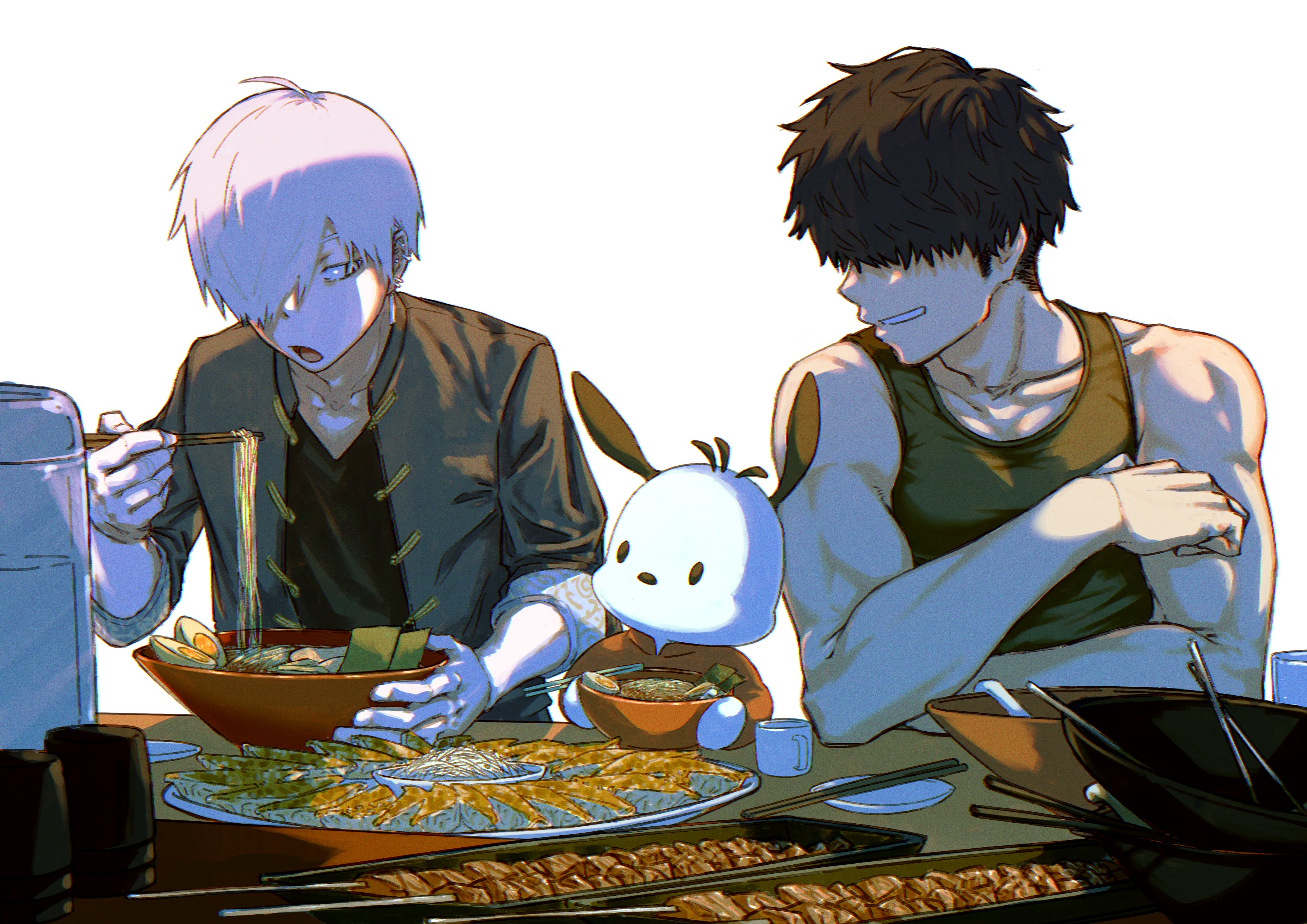 suzuri, fujumi, and pochacco drawn by